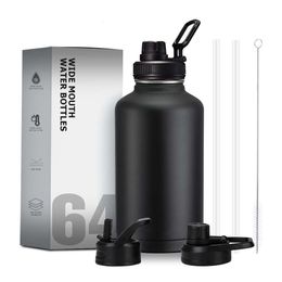 OEM Stainless Steel BPA Free 100% Leak Proof Wide Mouth 32 Oz Thermal Flask Vacuum Water Bottle