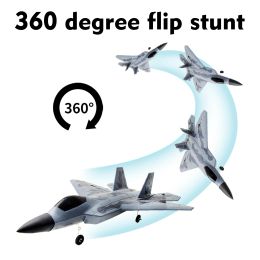 FX922 RC Aeroplane 2.4GHz RC Plane Gliding F22 Aircraft Model 2CH/4CH EPP Flight Toys Brushed motors 15min Fly Time Control 300m