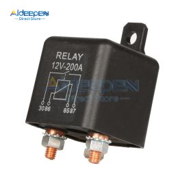 12V 24V 100A 200A Universal Battery Switch Relay Start 4 Pin Dual Battery Isolator Relay Current Start Relay Car Relay