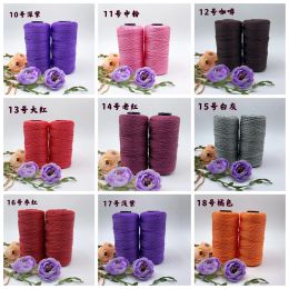 120g/Roll 1.5mm Polyester Rope Polypropylene Cord Macrame Knitting Weaving Plastic Sheet Crochet Thread Gift for Knitter