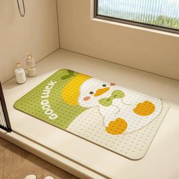 Bath Mats Bathroom Anti Slip And Fall Mat Shower Household Children's Foot Bathtub Floor