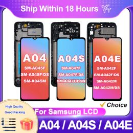 For Samsung Galaxy A04 LCD A04s A04e Display Touch Screen Replacement Parts For Samsung A045 A042 A047 LCD Digitizer Assembly