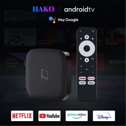 Google Certified Android TV 11 OS TV Box Hako Pro HDR AV1 Netflix 4K Media Player 5G Dual WiFi Dolby Audio 4K Set Top Box