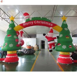 wholesale 6m 19.7ft Free Ship Outdoor Activities commercial rental Christmas inflatable arch air bounce archway for sale