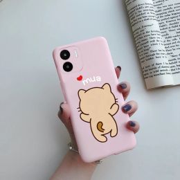 Cover Casing For Xiaomi Redmi A1 Case Candy Color Back Camera Shockproof Shell For Redmi A1 A 1 Bags RedmiA1 Phone Bumper Fundas