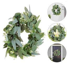 Decorative Flowers Artificial Garland Door Decor Wedding Decorations Wreaths Front Eucalyptus