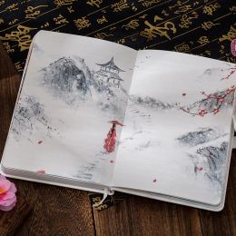 Notebooks Chinese Style Notepad Cute Notebook Stationery Student Memo Pads Costume Style Notepad Beautiful Diary School Notebook Cuaderno