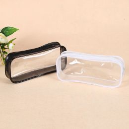 Soft Plastic Transparent Pencil Case Student Pvc Clear Pen Bag Transparent Bag