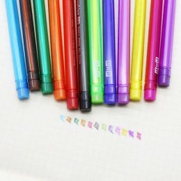 Brand New 12Pcs/Set Candy Color Gel pen Smooth Writing Creativity Gift School Office Student Writing Painting Stationery Supplie