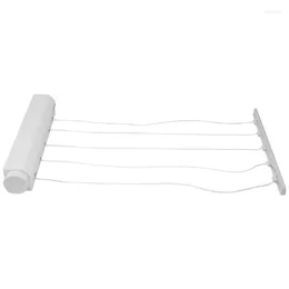 Hangers Retractable Clothesline Indoor Outdoor Wall Mounted Clothes Dryer Line Drying Rope Hanger