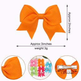 10/20/30Pieces Baby Hair Clips 3 inches Hair Bows alligator Clips for Infant and Baby Girls in Pairs