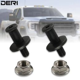 Pair Tailgate Door Latch Striker Bolt For Chevy GMC Cadillac Escalade Hummer H2 H3 H3T AM-27123329 11570162 Car Rear Doors