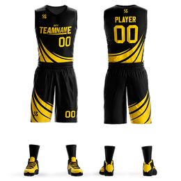 Custom Basketball Jersey Uniform Athletic Jerseys and Shorts Cool Sportswear Tank Top for Adult/Women/Boys for Playing Outdoors