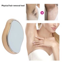 Glass Frosted Hair Remover Tool Home Beauty Physical Removal Manual Pulling Hair Removal Tool Full Body Manual Hair Remover