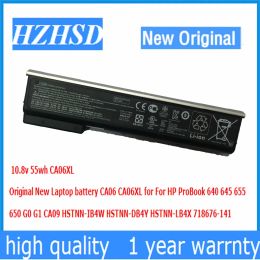 Batteries 10.8v 55wh Original New CA06XL Laptop battery CA06 for For HP ProBook640 645 655 650 G0 G1 CA09 HSTNNIB4W HSTNNDB4Y HSTNNLB4X