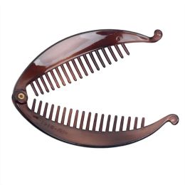 Women's High-quality Resin Large Spray Fish Hairpin Ponytail Banana Hair Clips Clincher Combs for Girls Hair Accessories