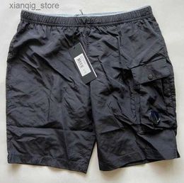 Men's Shorts Europe Designer One lens pocket pants shorts casual dyed beach short pant sweatshorts swim shorts outdoor jogging tracksuit size M-XXL black cp L49