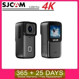 Cameras SJCAM C200 Pro 4K/30FPS Action Camera H.264/H.265 Compression HDR Live Streaming 6Axis GYRO Dual Screen WiFi Remote Sports DV