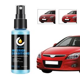 Car Leather Cleaner Interior Detailer Plastic Leather Restorer Quick Coat Car Interior Refurbish Leather Renovator Conditioner