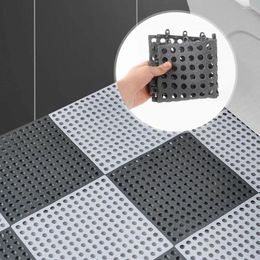 Bath Mats Bathroom Anti-skid Mat Splicing Can Be Cut Shower Floor Waterproof Household Fully Laid And Toilet H7I4