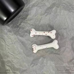 Halloween Dog Bone Hair Clip Plastic Bone Hairpin Hair Barrettes Y2K Hair Accessories Gothics Hair Pins for Teen Girls