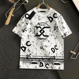 2024 Spring and Summer high quality New Letter Printed Slim Fashionable Casual Short Sleeve T-shirt for Men and Women