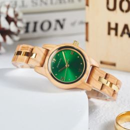 BOBO BIRD Emerald Couple Watches Top Luxry Brand Lovers Wooden Quartz Wristwatch Personalised Engraved Reloj Mujer Dropshipping