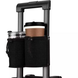 Travel Luggage Cup Holder Durable Free Hand Suitcase Drink Bag Travel Milk Tea Coffee Mugs Holder Fits All Suitcase Handles