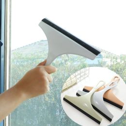 Bathroom Mirror Cleaner With Silicone Blade & Holder Hook Kitchen Cleaner Car Glass Shower Squeegee Window Glass Wiper Scraper