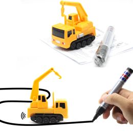 Creative Original Inductive Car Line Follower Magic Pen Toy Follow Any Line You Draw Xmas Gifts Educational Toy