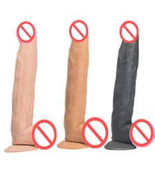 Giant Flesh Dildo Thick Huge Dildo Extreme Big Realistic Dildo Suction Cup Sex Product for Women 31CM 3106880