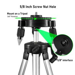 CLUBIONA 360° Fine Holder Pivoting Base Adapter Bracket Stand for 1/4 inch Threaded Laser Levels and 5/8 inch Tripod