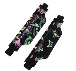 Designers Butterfly Printing Bags Fashion Ultrathin Waist Outdoor Bag Colorful Shoulder Belt Purse Pocket Mushroom Handbags Fanny 5534821