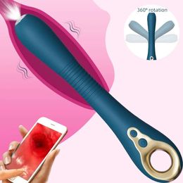 Female Vibrator with App Control Heating Dildo HD Endoscopic Camera Video Recording Flashlight Illumination sexy Toy for Couples