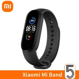 Wristbands Xiaomi Mi Band 5 Smart Bracelet Globale version AMOLED Screen Smartband Fitness Traker Bluetooth Sport Waterproof Smart watch