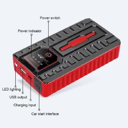 Car Jump Starter Power Pack Portable Auto Battery Booster Fast Chargers12V Emergency with LED Light Starting Device