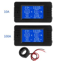 Digital Voltage Energy Metre Frequency Power Current Power factor Panel Watt Combo Indicator 80~260V 110V 220V