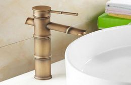 Bathroom Sink Faucets Classic Single Lever Handles Brass Bamboo Style Faucet Vessel Basin Mixer Taps Anf0969494930