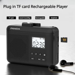 Player New Stereo Walkman Portable Cassette Player Retrostyle Tape Recorder Supports Tape to Tf Card Complimentary 32g Tf Card 1 Pcs