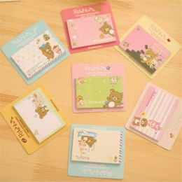 40pcs NEW Rilakkuma Notepad Sticky Note Memo Message Post Removable Adhesive Paper Wholesale