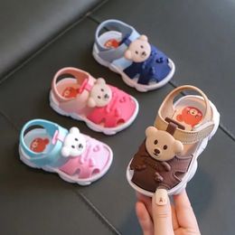 Summer Baby Boys Girls Sandals Children Beach Sandals Cartoon Infant Toddler Shoes Comfortable Soft Sole Kids Student Shoes 240409