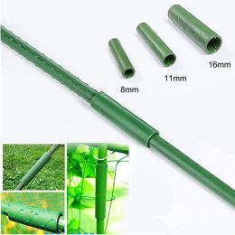 Supports 30pcs Plastic Gardening Plant Support Stakes Connector DIY Greenhouse Plant Frame Connexion Extension Accessories