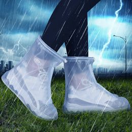 Silicone Thicker Non-slip Adjustable Reusable Rain Boots Shoe Cover Protectors Outdoor Rainy Wear-resistant Waterproof Layer