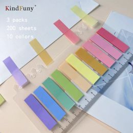 KindFuny 200 Sheets Sticky Note Sticky Note Stationery Arrow Flags for Page Marker Planner Stickers Office School