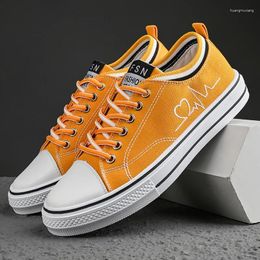 Fitness Shoes 2024 Ladies Canvas Woman Vulcanize Summer Women's Sneakers Yellow Unisex Casual Female Tennis Chaussure Femme