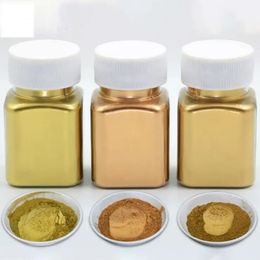 Fine 1500 mesh Metallic Powders Bronzing Pigment of metallic color polymer clay painting Epoxy Resin UV Art 240328