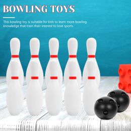 Bowling Set Kids Ball Balls For Game Children Indoor S Pin Gamesplastic Outdoor Toddler Sports Educational Gift