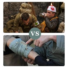 Breathable Soft Wound Hemostatic Bandages Outdoor Treatment Wound Care Battle Trauma Rescue First Combat Bandage