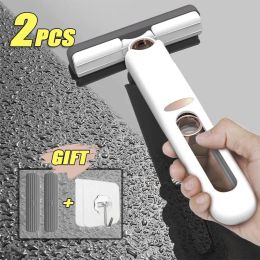 Mini Squeeze Mop Handheld Desktop Bathroom Car Window Glass Sponge Cleaner Home Cleaning Tools Portable Cleaning Mop