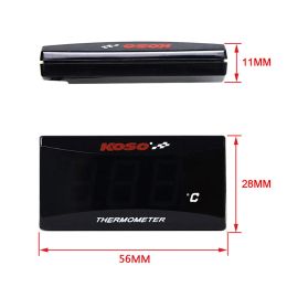 koso motorcycle engine temperature Metre For nmax cb500x Adapter Scooter And Racing Motorcycle thermometer 14mm red Colour